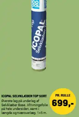 XL-BYG ICOPAL Selvkleber top sort tilbud