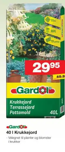 Bauhaus GARDOL Krukkejord tilbud