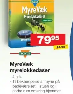 Bauhaus MyreVæk myrelokkedåser tilbud