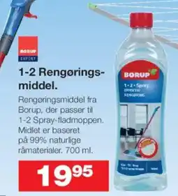 Bauhaus BORUP 1-2 Rengørings- middel tilbud