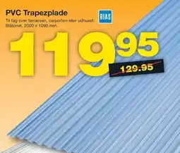 Bauhaus Pvc trapezplade tilbud