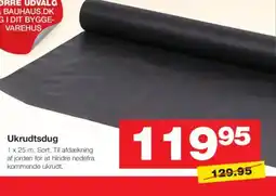 Bauhaus Ukrudtsdug tilbud