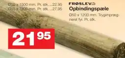 Bauhaus FRØSLEV Opbindingspæle tilbud