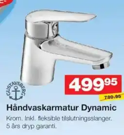 Bauhaus Håndvaskarmatur dynamic tilbud