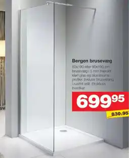 Bauhaus Bergen brusevæg tilbud