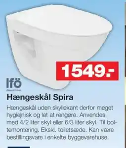 Bauhaus Hængeskål spira tilbud