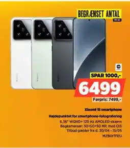 Power Xiaomi 15 smartphone Højdepunktet for smartphone-fotografering tilbud