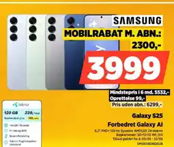 Power Galaxy S25 Forbedret Galaxy Al tilbud