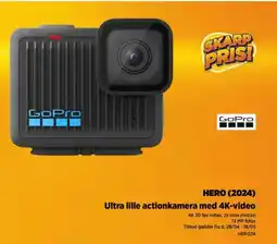 Power HERO (2024) Ultra lille actionkamera med 4K-video tilbud