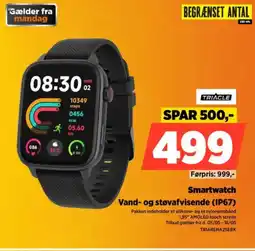 Power Smartwatch Vand- og støvafvisende (IP67) tilbud