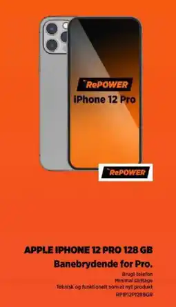 Power APPLE IPHONE 12 PRO 128 GB Banebrydende for Pro. tilbud