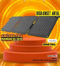 Power Solpanel Oplad dine mobile enheder med solenergi tilbud