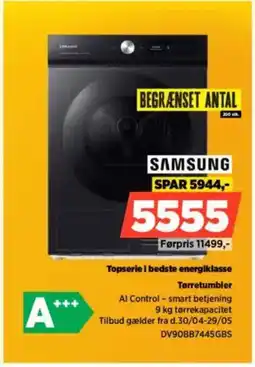 Power SAMSUNG Topserie i bedste energiklasse tilbud