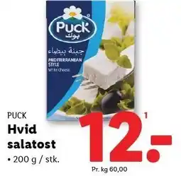 Lidl PUCK Hvid salatost tilbud