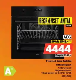 Power AEG Pyrolyse & damp-funktion Indbygningsovn tilbud