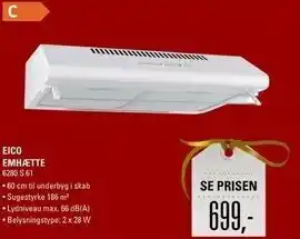 Eico Emhætte E780 S 61