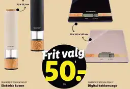 Lidl Silvercrest Kitchen Tools Elektrisk kværn eller Digital køkkenvægt tilbud