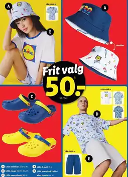 Lidl LIDL Bøllehat, Clogs, Sweatshorts, T-shirt eller Skjorte tilbud