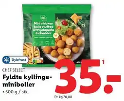 Lidl CHEF SELECT Fyldte kylligneminiboller tilbud