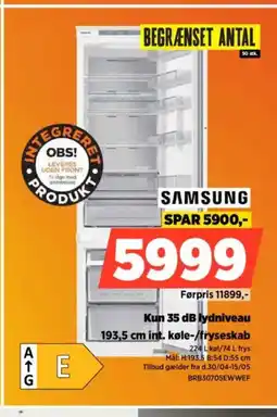 Power SAMSUNG Kun 35 dB lydniveau tilbud