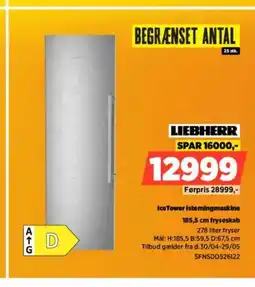Power LIEBHERR Ice Tower istemingmaskine tilbud