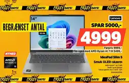 Power Lenovo IdeaPad Slim 5 Smuk OLED-skærm tilbud