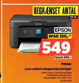 Power EPSON Printer Lave udskrivningsomkostninger tilbud