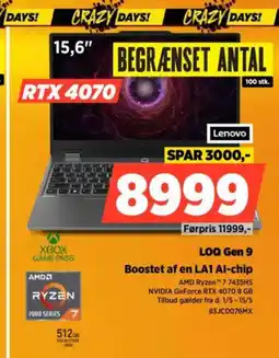 Power Lenovo Boostet af en LA1 Al-chip tilbud