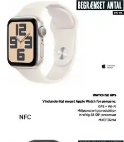 Power WATCH SE GPS Vindunderligt meget Apple Watch for pengene. tilbud