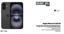 Power Apple iPhone 16 256 GB Fang det med Kamerabetjening. tilbud