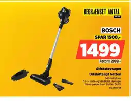 Power BOSCH Stickstøvsuge Udskifteligt batteri r tilbud