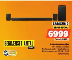 Power Samsung dolby atmos soundbar tilbud