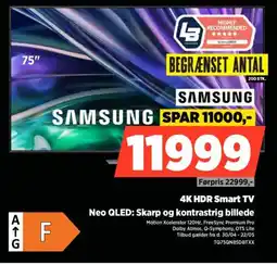 Power SAMSUNG Neo QLED: Skarp og kontrastrig billede tilbud