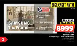 Power Kunst på vægge & QLED-underholdning SAMSUNG 4K HDR Smart TV tilbud