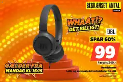 Power Headphones Lette og kompakte hovedtelefoner fra JBL tilbud