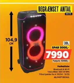Power JBL Festhøjttaler Bluetooth & Wi-Fi tilbud