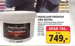 Farveland FARVELAND PREMIUM VÆG EKSTRA tilbud