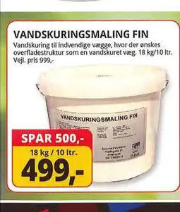 Farveland VANDSKURINGSMALING FIN tilbud