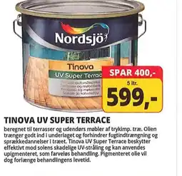 Farveland TINOVA UV SUPER TERRACE tilbud