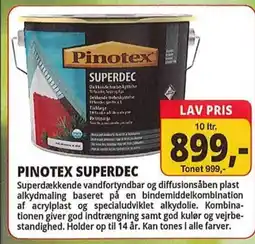 Farveland PINOTEX SUPERDEC tilbud