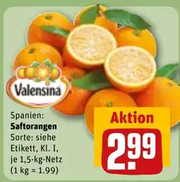 REWE DE Spanien: Saftorangen tilbud