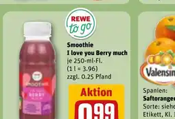 REWE DE Smoothie I love you Berry much tilbud