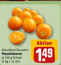REWE DE Kolumbien/Ecuador: Physalisbeeren tilbud