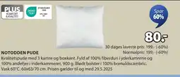 JYSK NOTODDEN PUDE tilbud