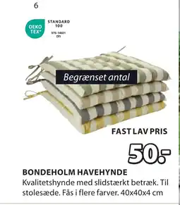 JYSK BONDEHOLM HAVEHYNDE tilbud
