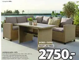 JYSK AGERMOSE BORD + SOFA tilbud