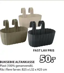 JYSK BUKSEBIE ALTANKASSE tilbud