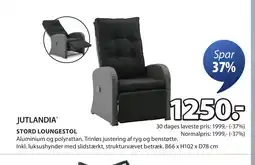JYSK JUTLANDIA® STORD LOUNGESTOL tilbud