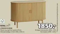 JYSK ROYAL OAK tilbud