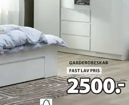 JYSK GARDEROBESKAB tilbud